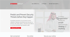 Desktop Screenshot of cyberiagroup.com